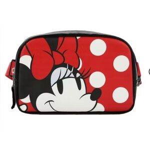 NWOT Bioworld Red and Black Minnie Mouse Belt Bag